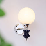 Fransk Medeltida Vintage Bauhaus Vägglampa Carvallo