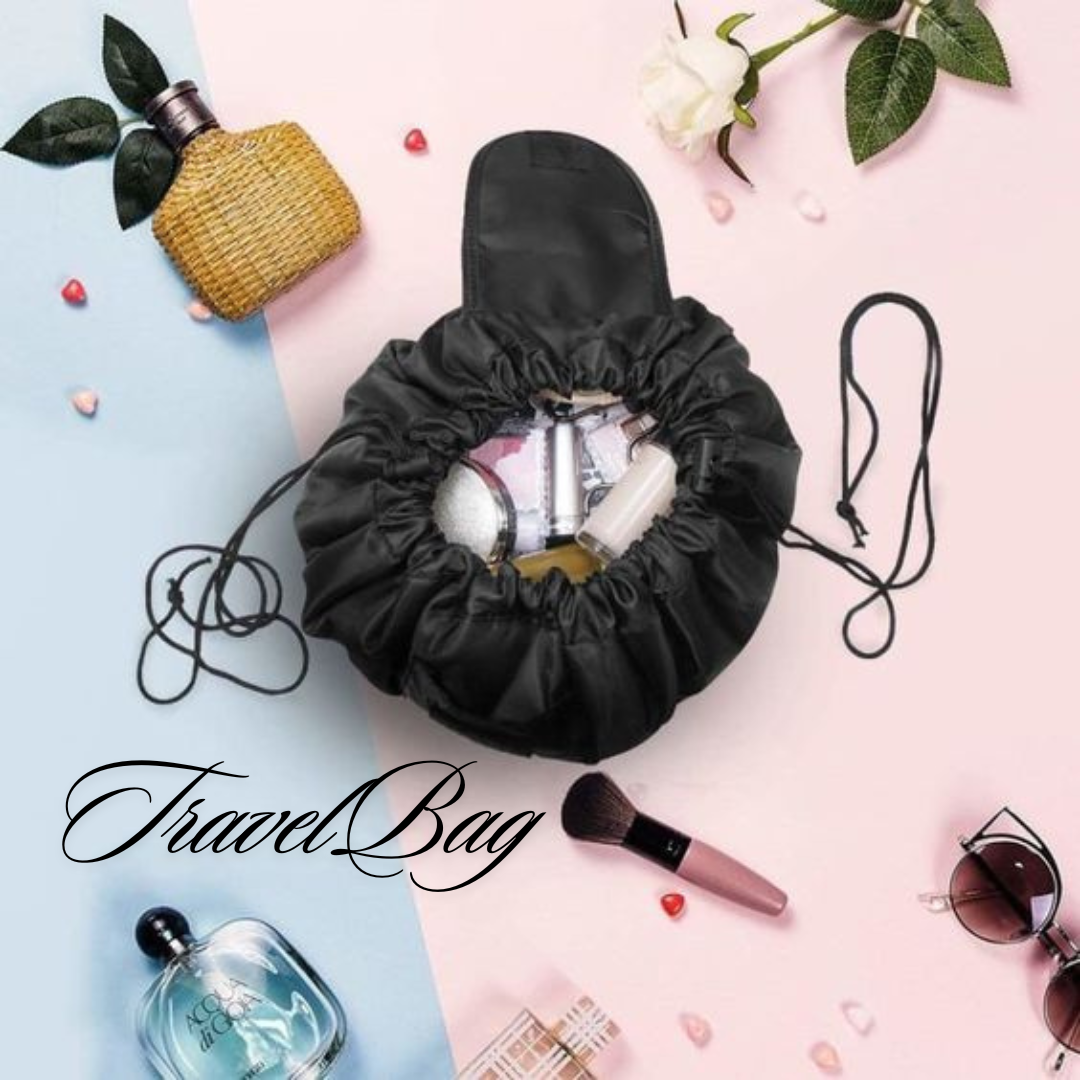 Carvallo - Kosmetiktask med snörning och stort utrymme Carvallo