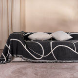 Geometrisk Boho Stil Soffa/Söngtäckning Carvallo