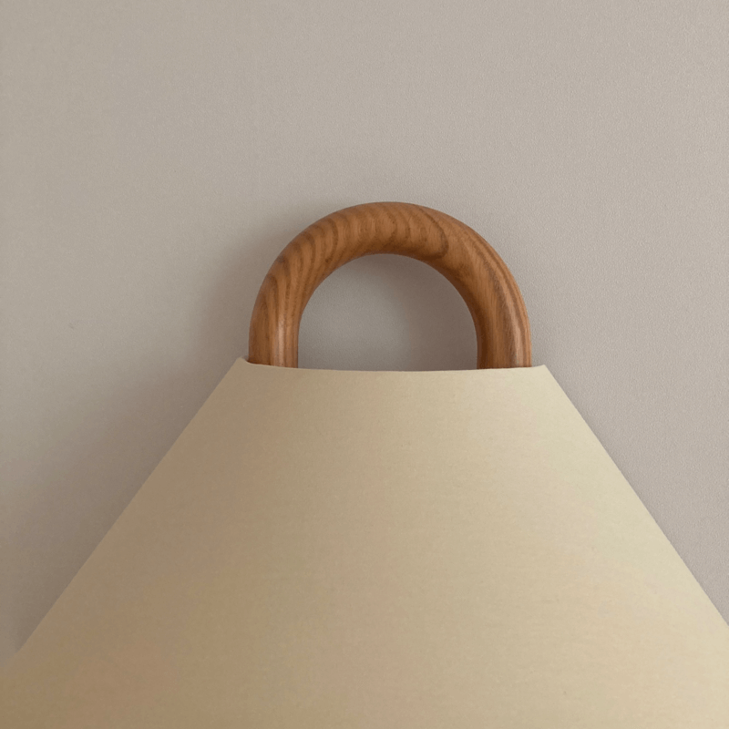 Vägglampa Modern Trä Tyg Sconcelampa Carvallo