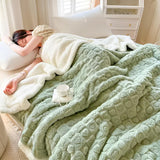 Ultra-Mjuk Sherpa Fleece Filt – Moln Värme Mysigt Komfort Pläd Carvallo