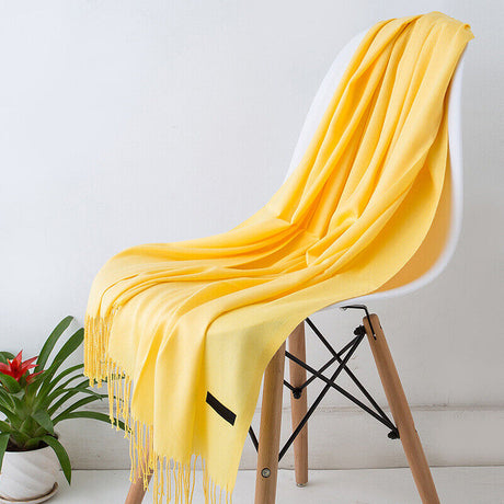 Cashmere Scarf för kvinnor Mjuk Varm Vinter Sjal Carvallo
