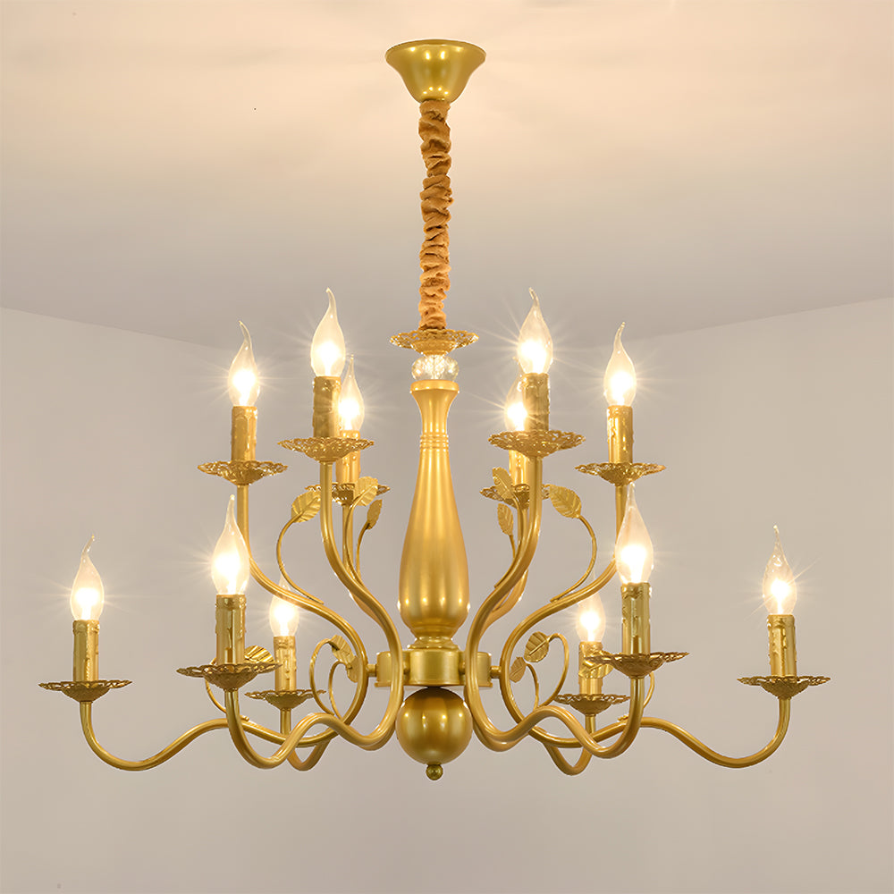 Flemish Style Farmhouse Chandelier | Rustic Iron | Vintage Pendant Fixture | 6/12/16 Lights | Brick by Brick Carvallo