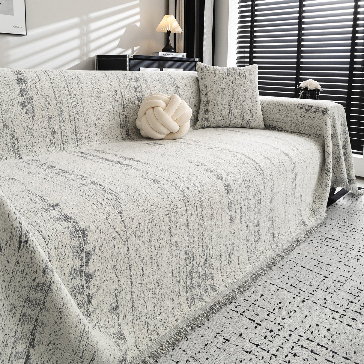 Samtida Canvas Sofföverdrag - Modernt, Stiligt & Hållbart Soffskydd Carvallo