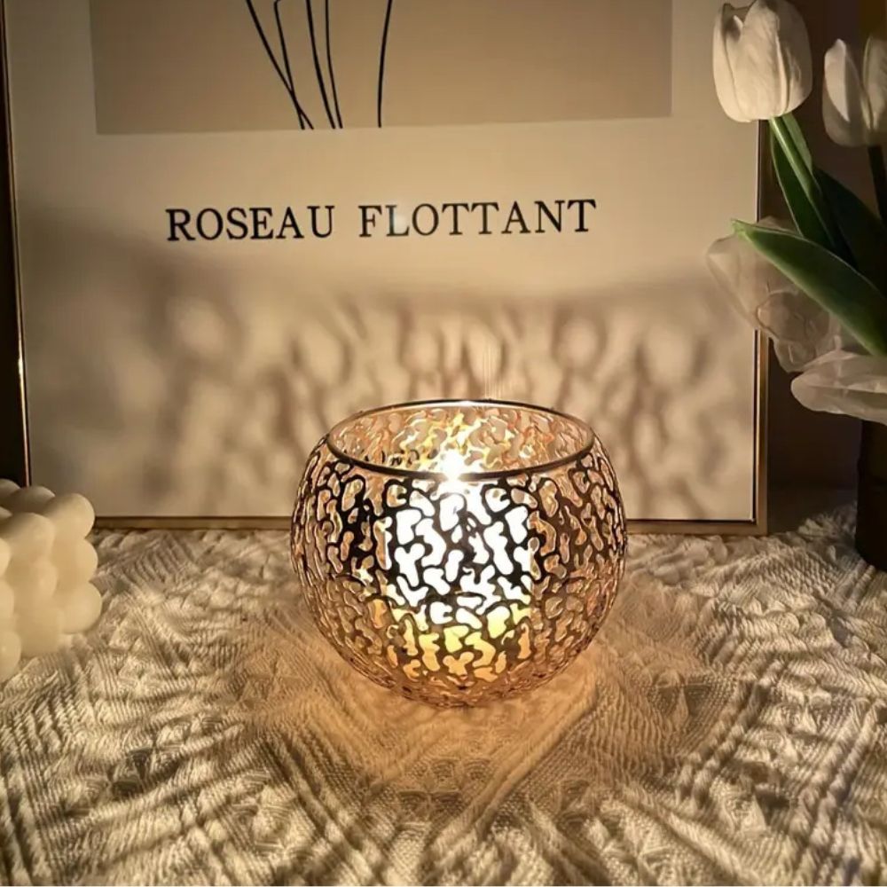 Luminous Orb-ljushållare – Modern elegans med ett varmt sken MILA Sverige