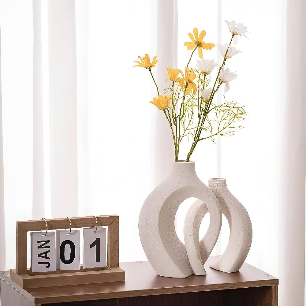 Unity Vase Duo | Modern Abstrakt Keramik Carvallo