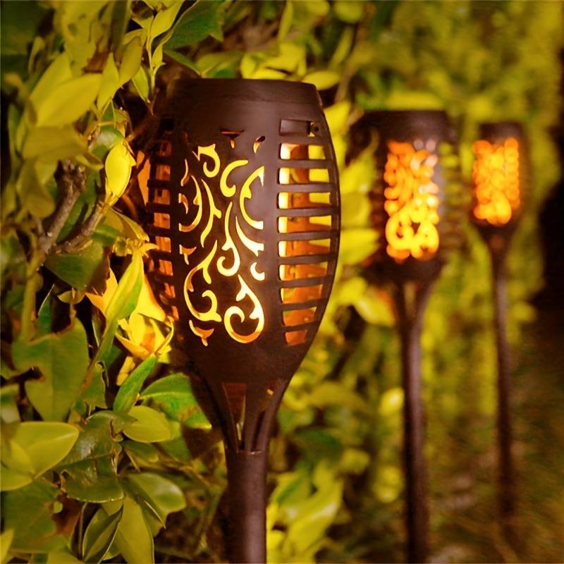 Utomhus Solträdgårdslampa Flammeffekt Carvallo