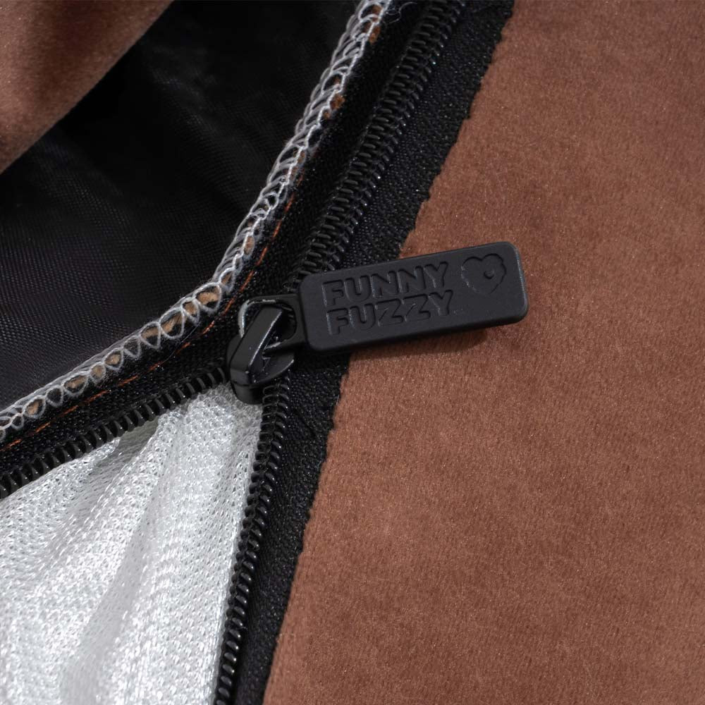 Bliss Bolster Ortopedisk Hundsäng Sammet Skum Stödjande Design Carvallo