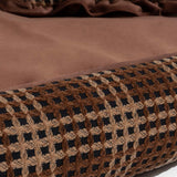 Bliss Bolster Ortopedisk Hundsäng Sammet Skum Stödjande Design Carvallo