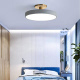 Modern Flush Mount Ceiling Light | 5.9×11.8–23.6 in | LED Rund Armatur | Hårdvara + Akryl | Brick by Brick Carvallo