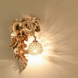 LuxeFlame - Draken Phoenix Vägglampa | Mystisk LED Belysning Carvallo