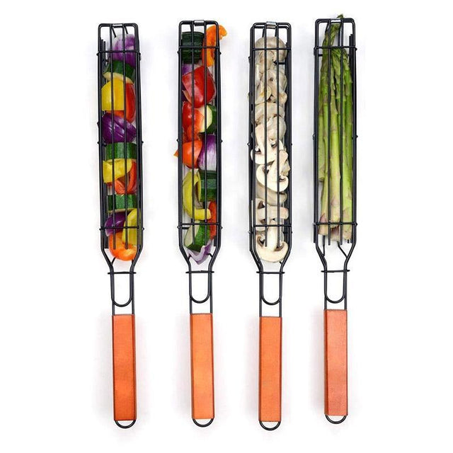 Carvallo | Grillkorg - Återanvändbara Kabob-grillkorgar Carvallo