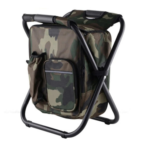 Carvallo Outdoor-Hocker TrekChill SeatCooler | Fällbar campingstol med integrerad kylbox | Vattentät & Bärbar | 150 kg belastningskapacitet Carvallo