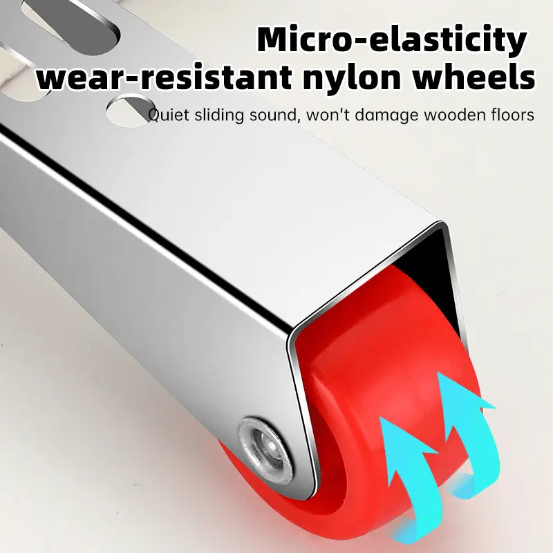 Kraftiga dörrhjul – justerbar rulle med långt monteringsfäste MILA Sverige