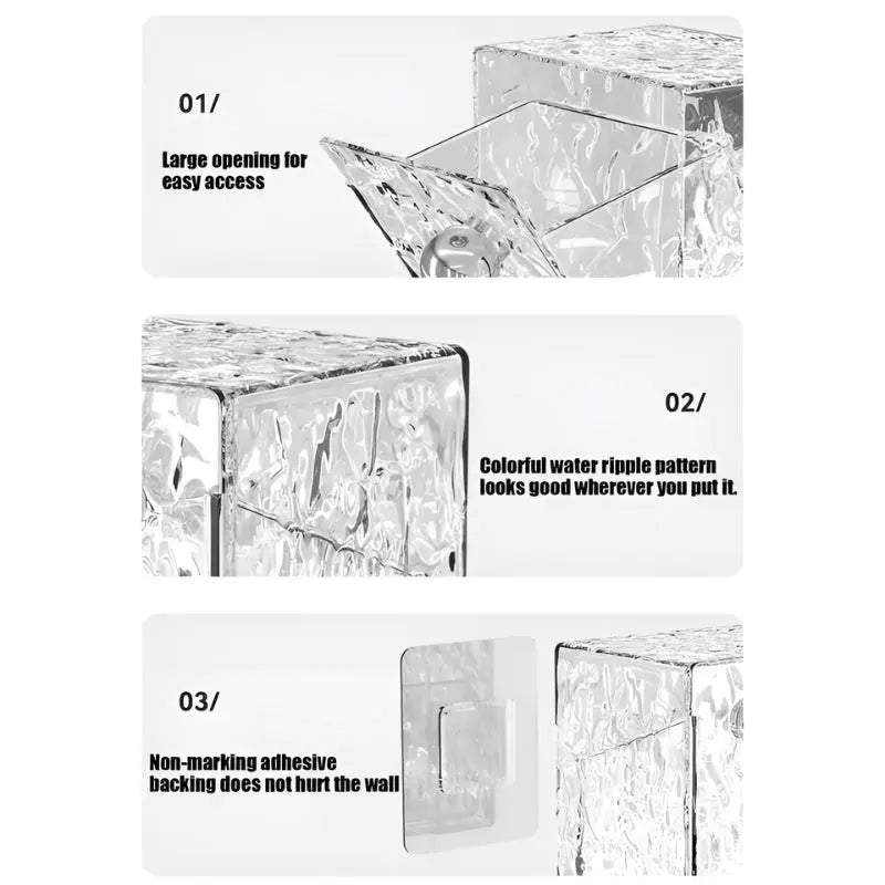 GripNest – Borrfri väggorganisatör med räfflad design MILA Sverige