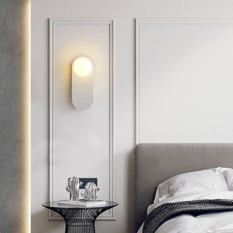 Vägglampa Modern Glasglob Metall Design Carvallo