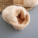 Carvallo - Baby Cartoon Plush Cotton Toddler Shoes Carvallo