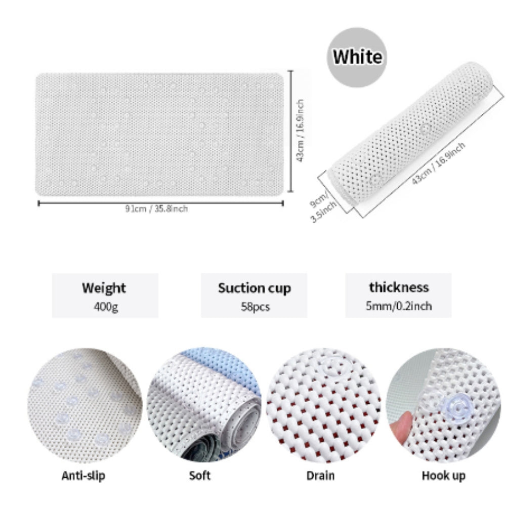 Mjukt halkfritt badkarsmatta Carvallo