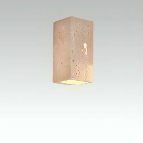 Vägglampa Travertinsten LED Upp Ner Carvallo