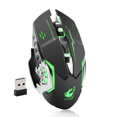 Wolf X8 Trådlös Optisk Mus-Mouse-BB-Hemnix