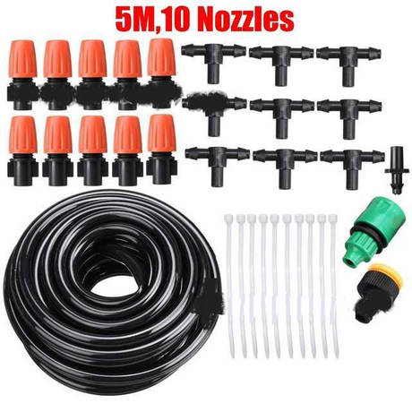 Automatisk bevattningssystem Set – Droppbevattning för trädgårdsväxter Carvallo