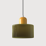 Bauhaus Glas Hänglampa | Modern Klotdesign | Justerbar Taklampa | Brick by Brick Carvallo