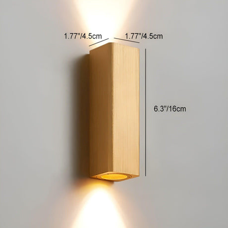 Aisle Light – Nordisk Minimalistisk Rektangulär LED Vägglampa Carvallo