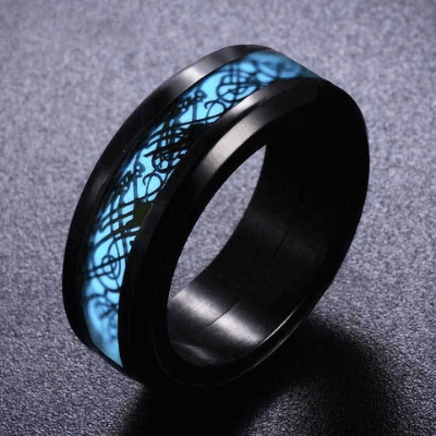Lysande keltisk drake ring-Jewelry for men-Hemnix-Hemnix