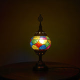 Vintage turkisk emalj järn bordslampa – tidlös One-Light Design MILA Sverige