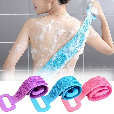 Dubbelsidig kroppsskrubb av silikon-Beauty-Hemnix-Blå-Hemnix