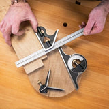 Carvallo - Rörligt vinkellinjal-set Carvallo