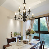 Flemish Style Farmhouse Chandelier | Rustic Iron | Vintage Pendant Fixture | 6/12/16 Lights | Brick by Brick Carvallo