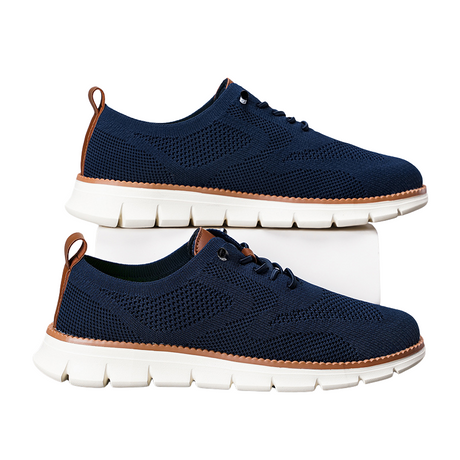 Andningsaktiva Casual Sneakers för Män-Hemnix-Blå-40-Hemnix