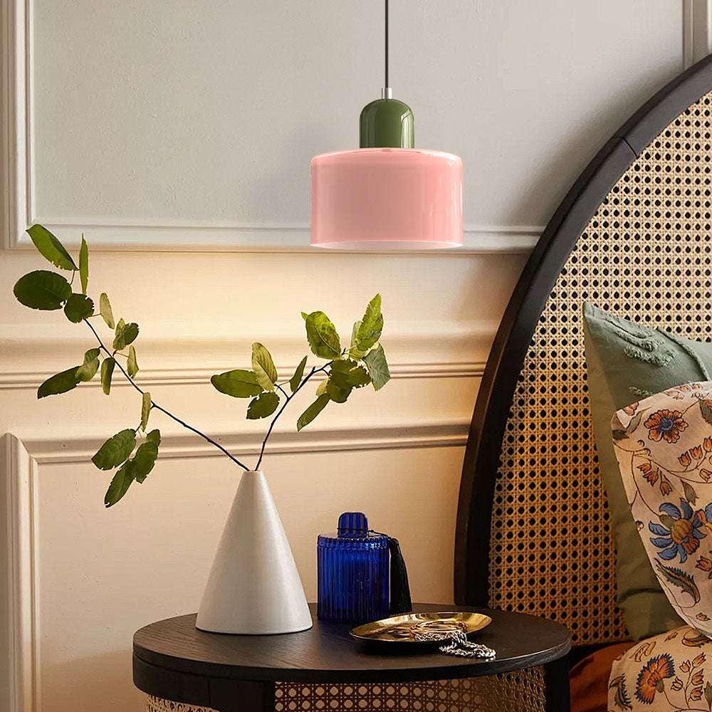 Bauhaus Glas Hänglampa | Modern Klotdesign | Justerbar Taklampa | Brick by Brick Carvallo