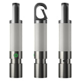 LED-ficklampa med flerfärgade filter – uppladdningsbar USB-C-lampa med camping- och nödbelysningsfunktion Carvallo