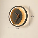 Carvallo - Modernt LED-väggur med LED-ljus Carvallo