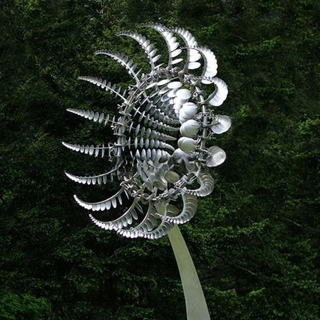 Ny Anti-Rost Magisk Metall Vindmolle-Kinetiska Metall Vindsnurror Carvallo