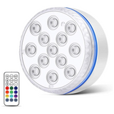 RoyaleGlow Färgglada Nedsänkbara LED Poolfestljus Carvallo