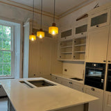 Bauhaus Glas Hänglampa | Modern Klotdesign | Justerbar Taklampa | Brick by Brick Carvallo