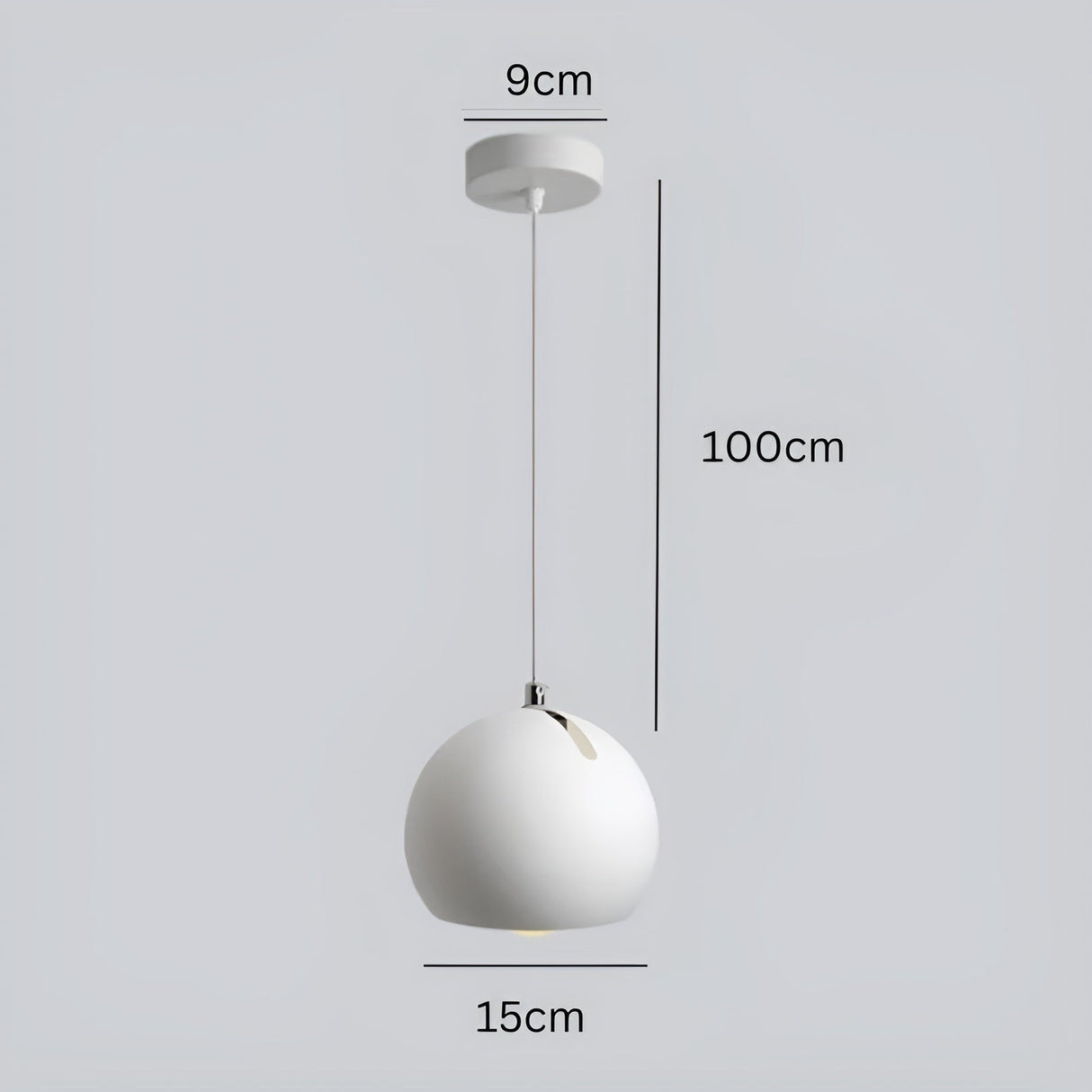 NordicBeam Light – Modern Glob LED Pendellampa Carvallo