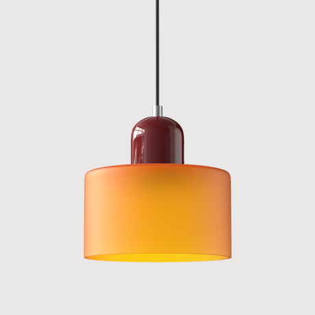 Bauhaus Glas Hänglampa | Modern Klotdesign | Justerbar Taklampa | Brick by Brick Carvallo