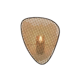 Carvallo – Stilig vägglampa med vävd skärm och mjuk omgivande belysning Carvallo