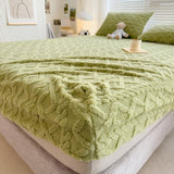 Premium Velvet Sherpa Sängset Carvallo