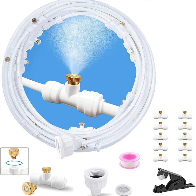 Mistingsystem för terrass och trädgård – Külande sprayset för solskydd och paviljong Carvallo