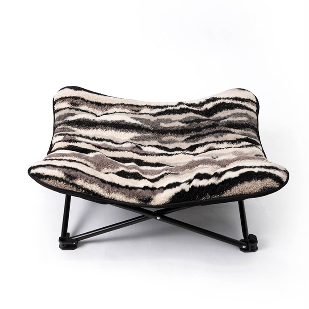 Bärbar upphöjd hundsäng Fällbar Andningsbar Polyester för inomhus- och utomhusbruk Carvallo