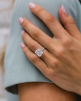 Diamantring med strålande skärning-Jewelry for women-Hemnix-Hemnix