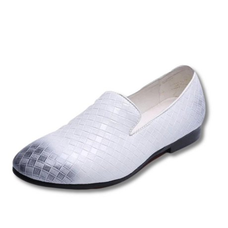 Formella vävda skor för män-Shoes for Men-bellasverige-Vit-38-Hemnix
