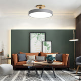 Modern Flush Mount Ceiling Light | 5.9×11.8–23.6 in | LED Rund Armatur | Hårdvara + Akryl | Brick by Brick Carvallo