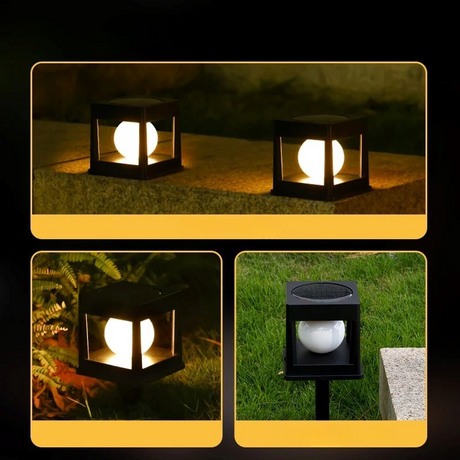 EverGlow Light – Vattentät solstolpe lampa Carvallo