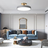 Modern Flush Mount Ceiling Light | 5.9×11.8–23.6 in | LED Rund Armatur | Hårdvara + Akryl | Brick by Brick Carvallo